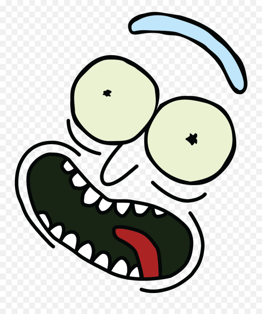 Pickle Rick Face Pickle Rick Face Transparent Emoji,Pickle Rick Emoji