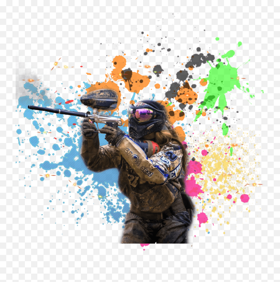 Paintball Paintballgirl Sticker Electropneumatic Paintball Marker