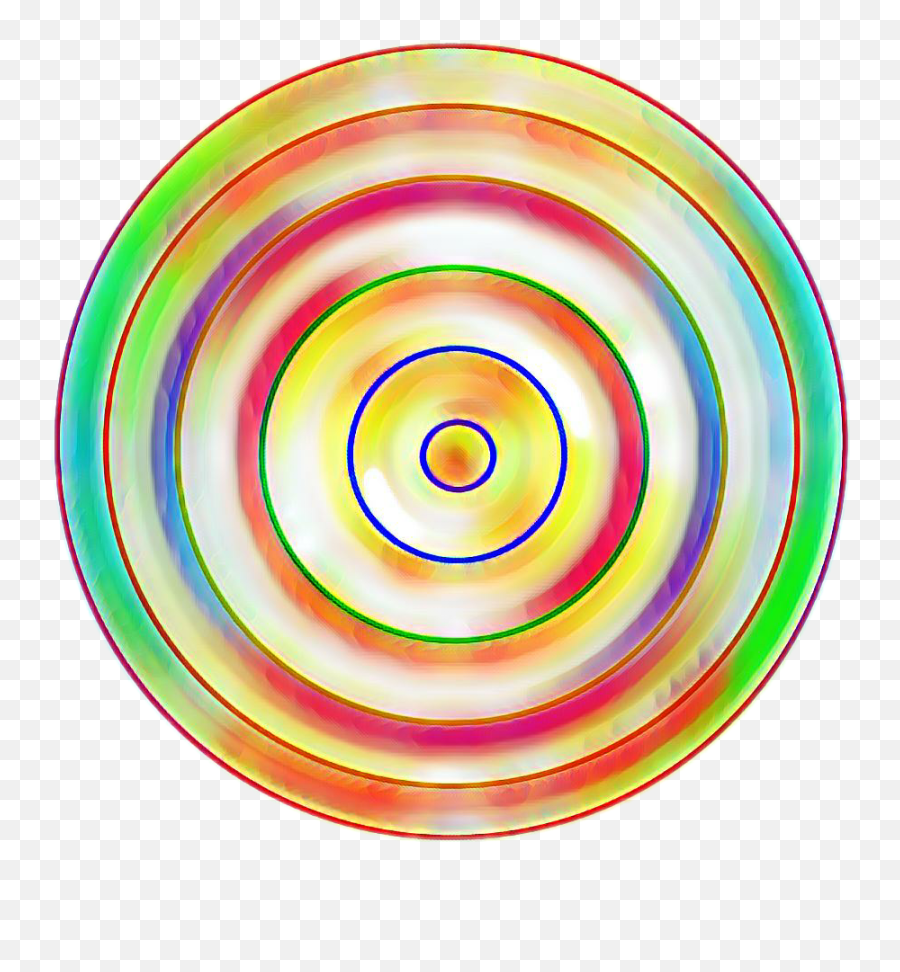 Rainbow Circles Circle Colorful Sticker By Leah Htc Color Gradient