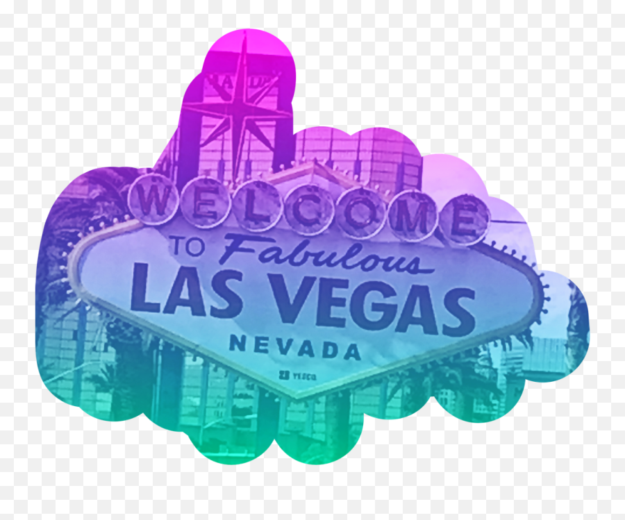 Las Cute Vacation Las Vegas Sticker By Yvettedagenais Vegas Golden