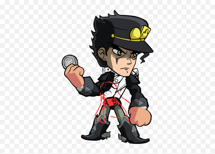 Jotaro Kujo And Star Platinum At Brawlhalla Cross Double Cross Emoji