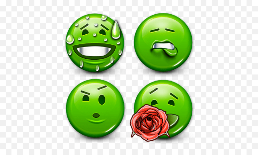Green Smiley Minis By Emoji World New Emojis Green Png Transparent