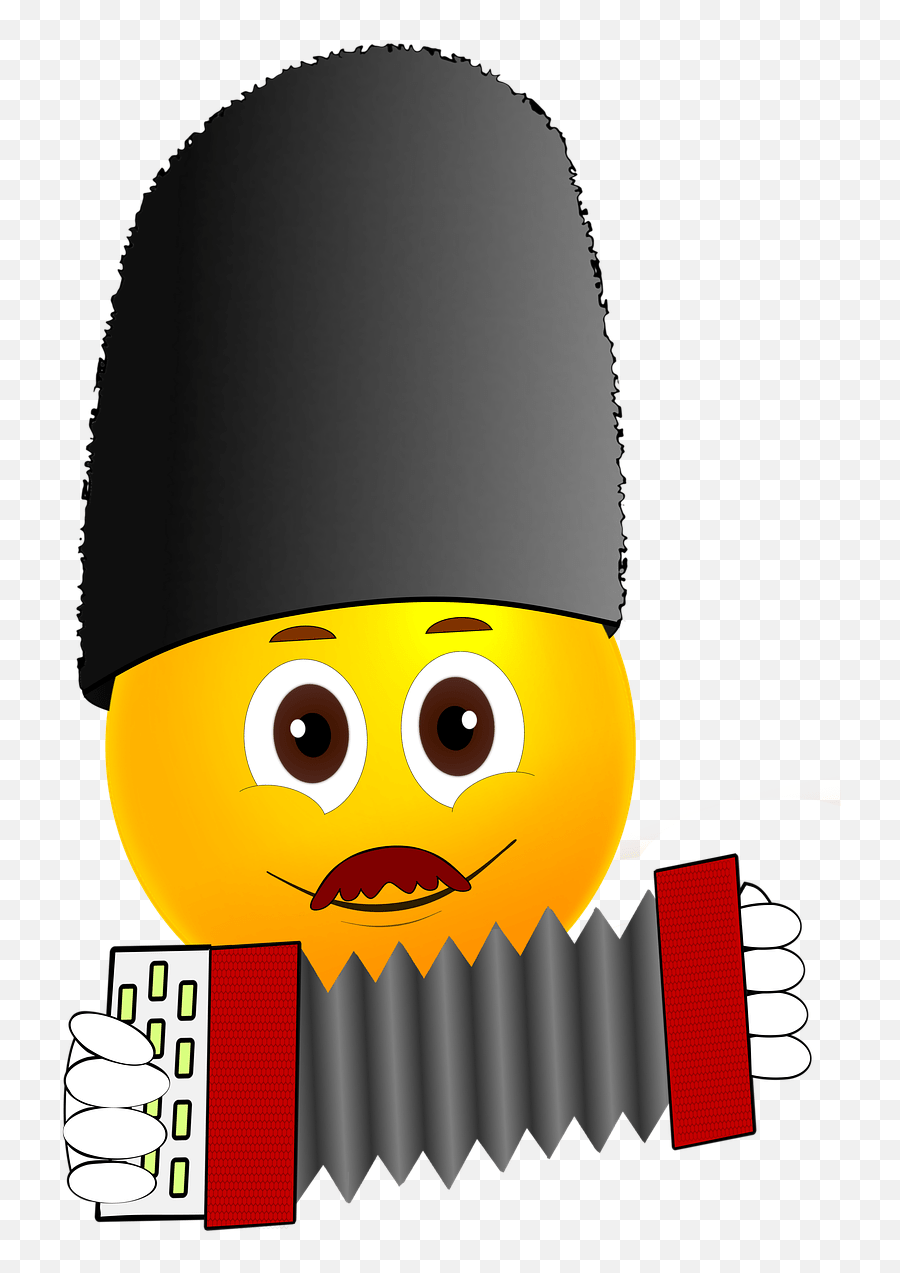 Russian Accordion Music Fur Happy Emoji,Cymbal Emoji Free Emoji PNG