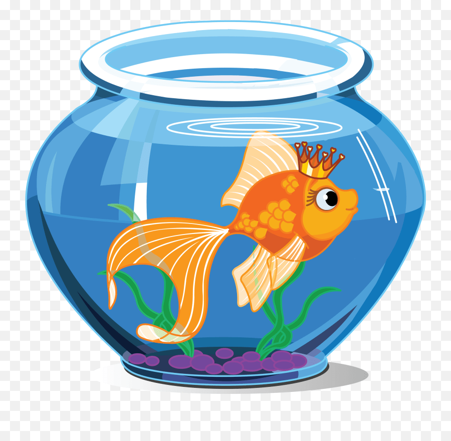 Tropical Fish Pet Pencil Fish Inside The Aquarium Clipart Emoji,Gold