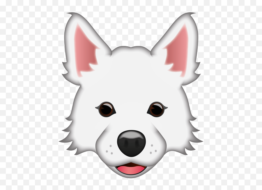 What Does The White Dog Emoji Mean Emoji White Dog Face,Dog Ptbull