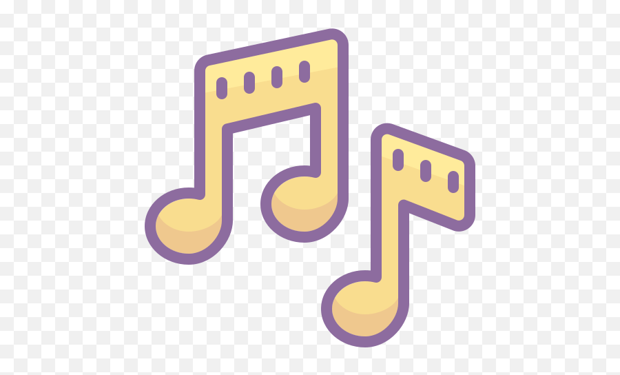 Musical Notes Icon In Cute Color Style Emoji,Musical Note Emoji Free