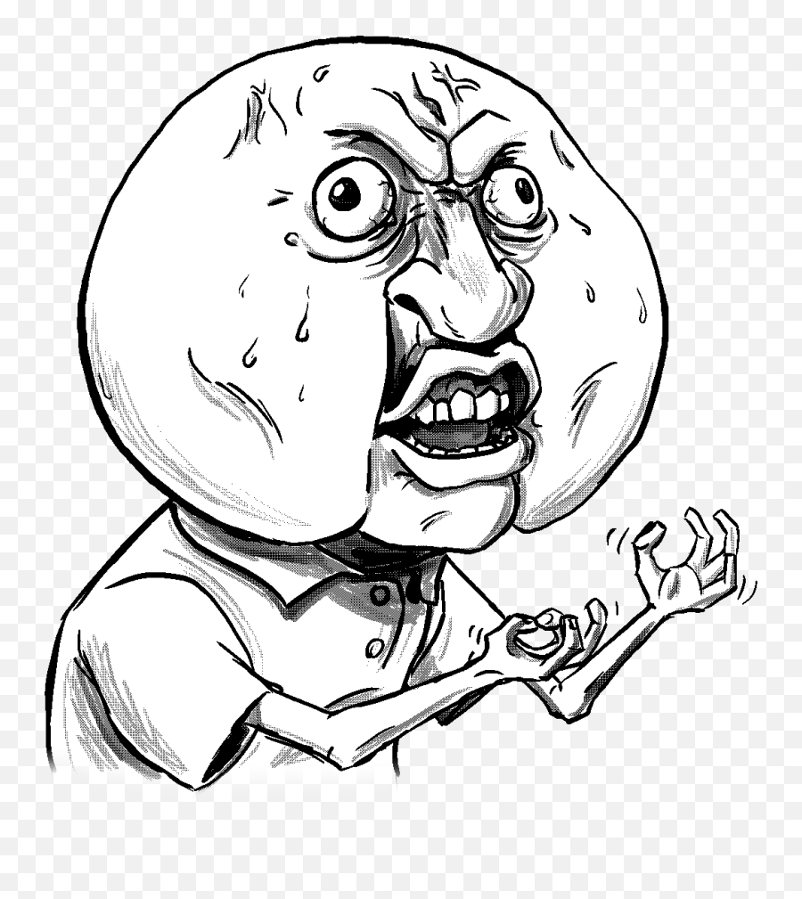 Vim Go With The Flow You No Meme Png Emoji,Y U No Emoji Free Emoji