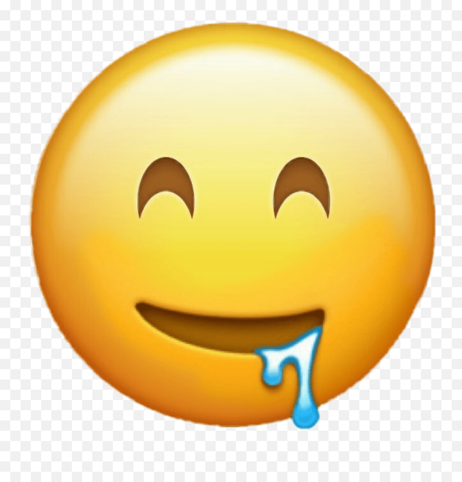 Emoji Wholesome Drooling Drool Sticker Drooling Emoji Png,Jasmine