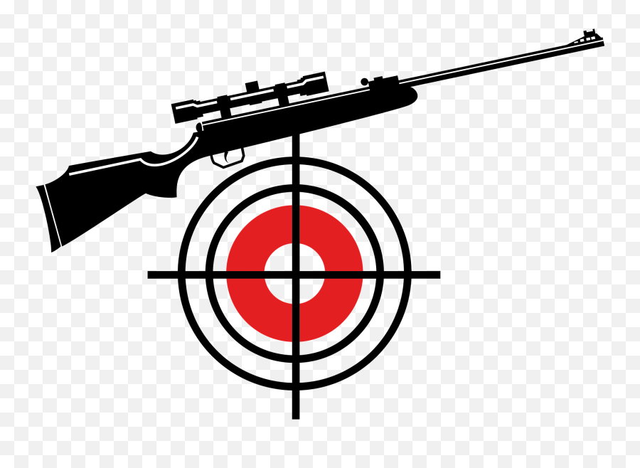 Target And Gun Clipart Rifle And Target Clip Art Emoji,Paintball