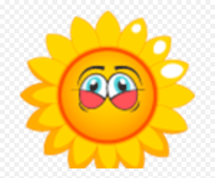 Sunflower Confused Emoji,Names Of Emojis Tong Out Free Emoji PNG
