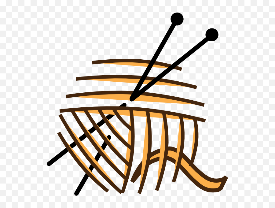 Knitting Clipart Pink Yarn Knitting Pink Yarn Transparent Horizontal