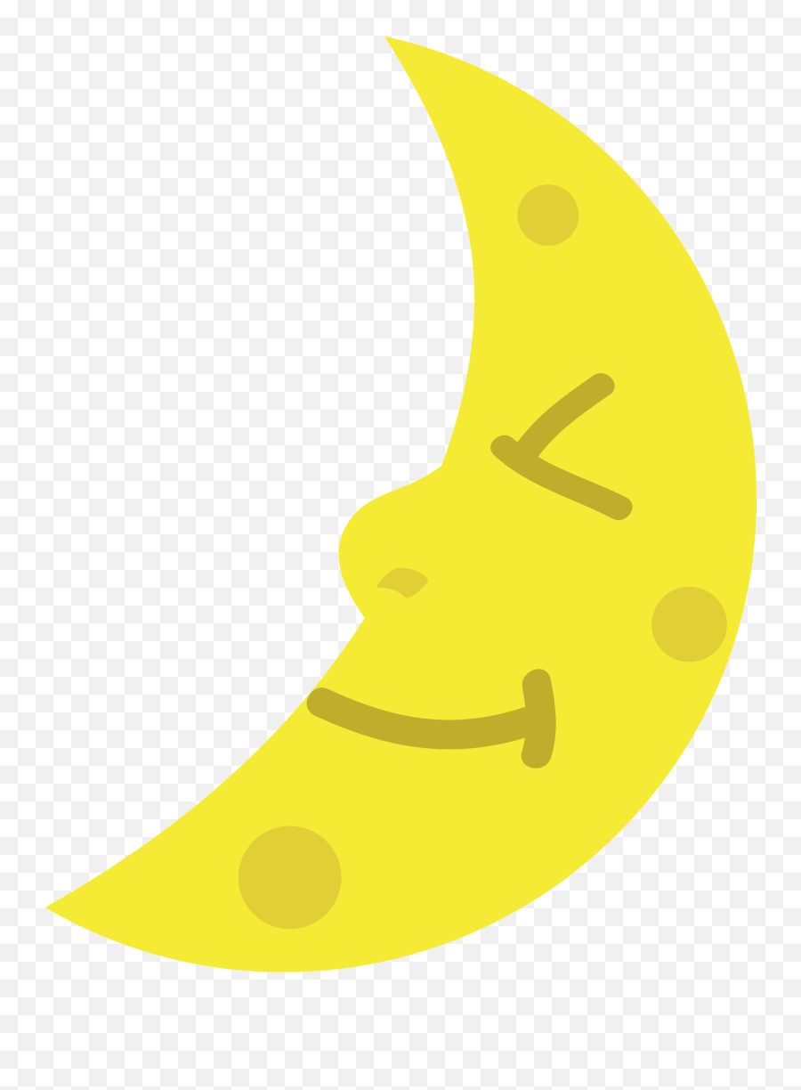 First Quarter Moon Face Emoji Clipart Dot,Yellow Moon Face Emoji Free Emoji PNG Images