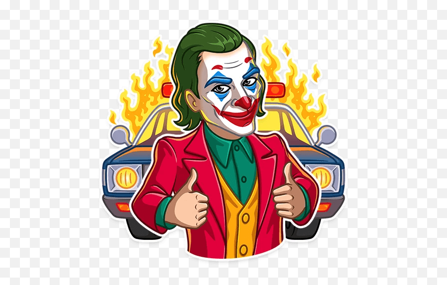 Joker Telegram Sticker Joker Whatsapp Stickers Emoji,Joker Emojis