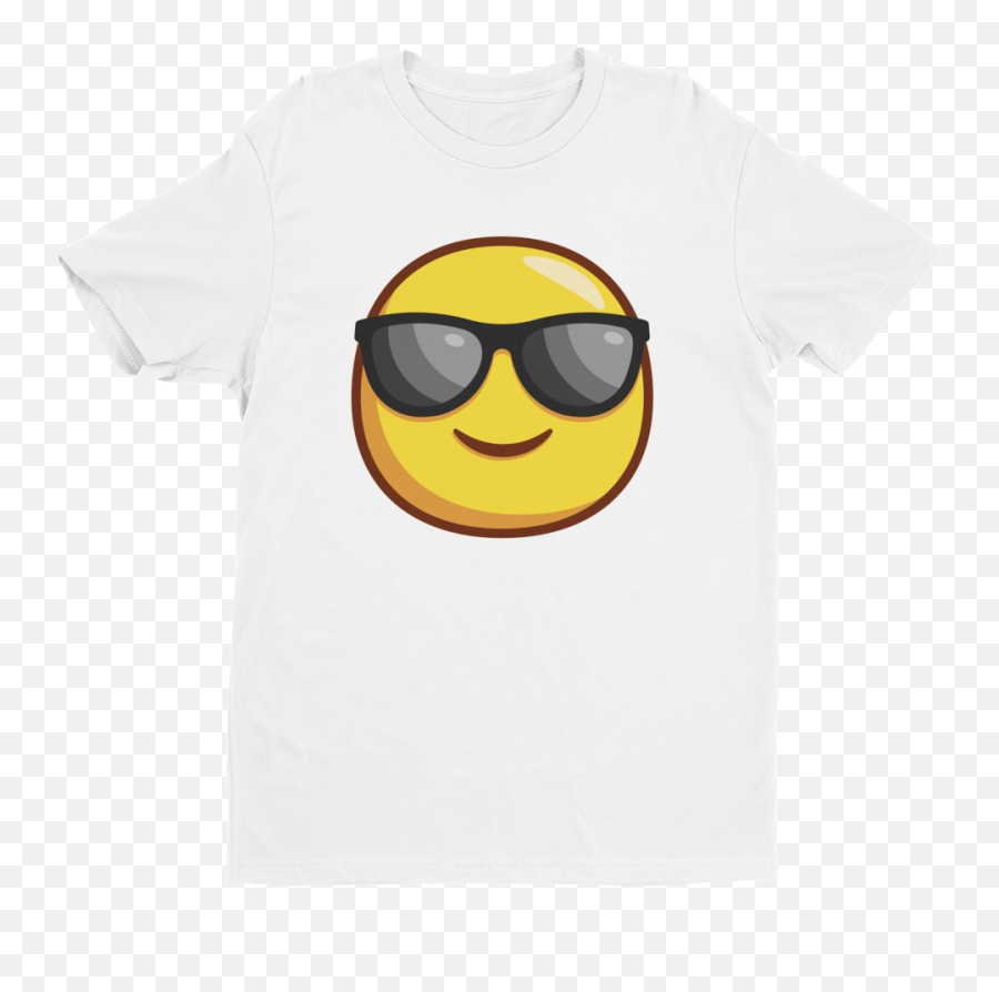Cool Guy Emoji Short Sleeve Next Level T Shirt Mentally On Bali T