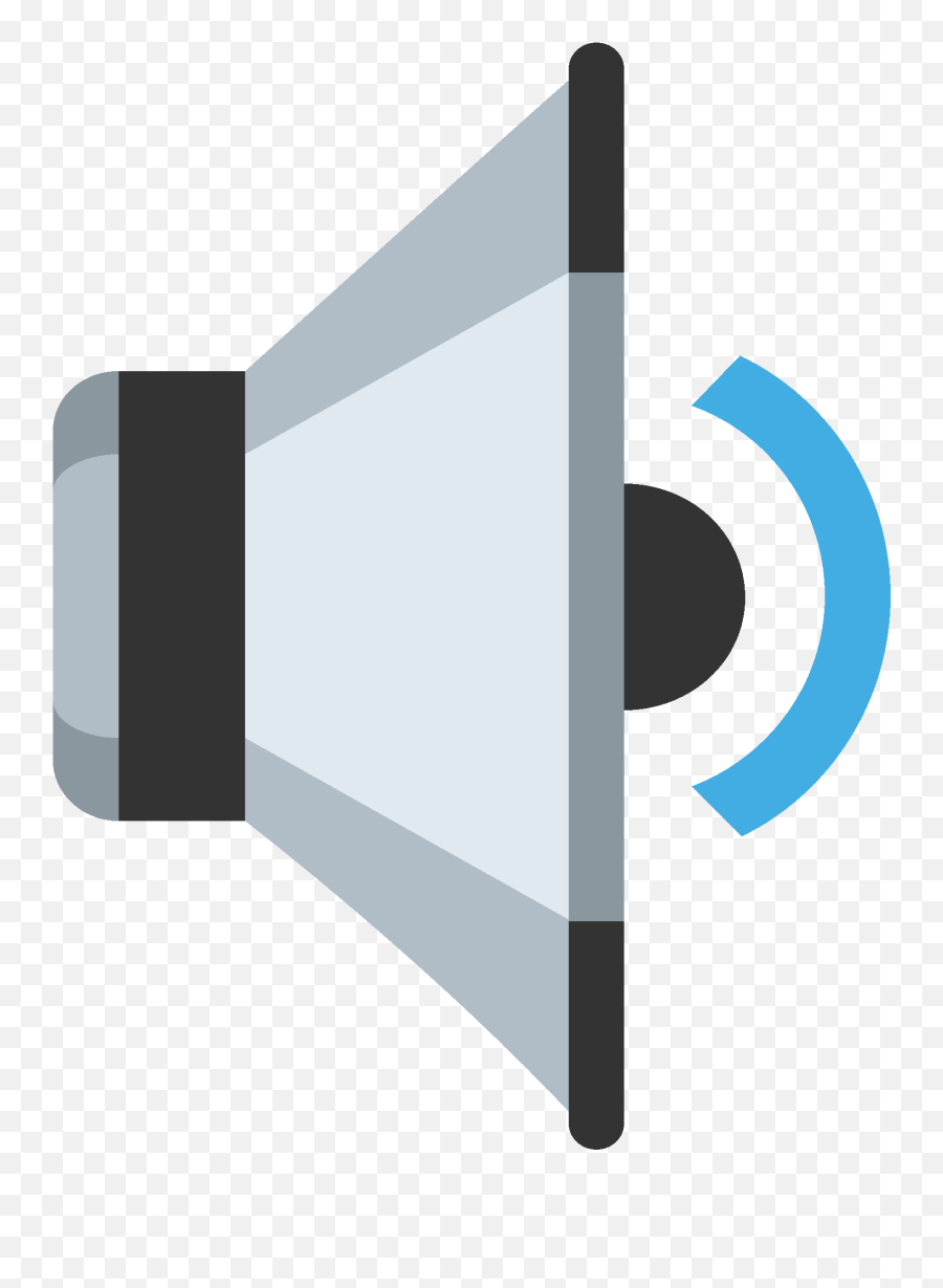 Speaker With One Sound Wave Emoji Download For Free Speaker High