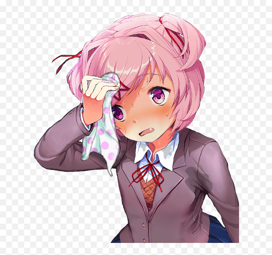 Anime Girl Wiping Sweat Png Image With Anime Phew Emoji,Wiping Sweat