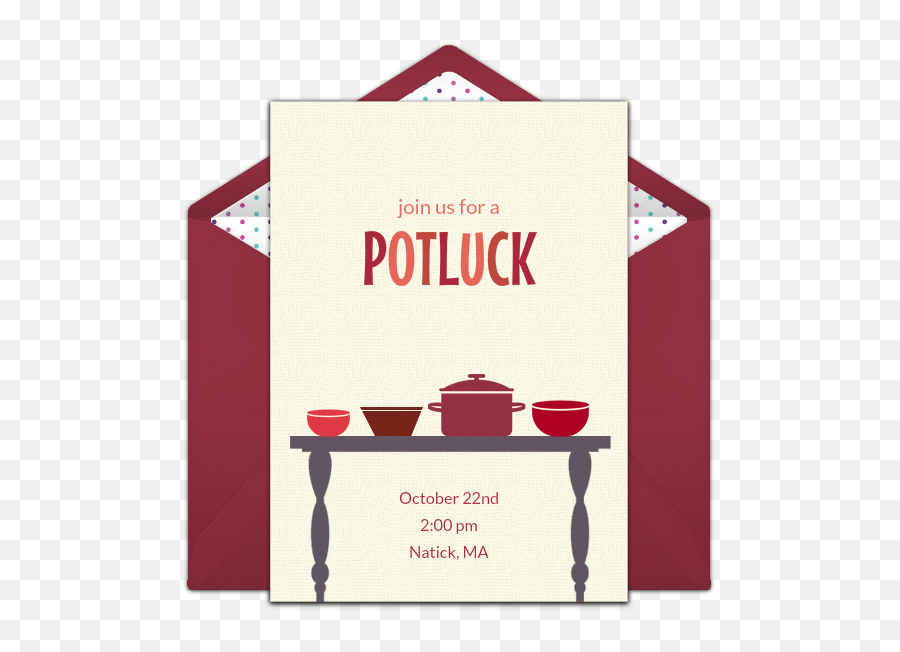 Email Invitations Free Cprc Potluck Lunch Invitation Emoji,Emoji