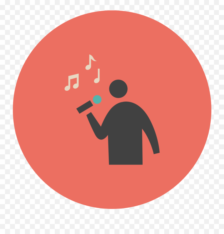 Free Music Flat Icon Sing Png With Transparent Background Dot Emoji
