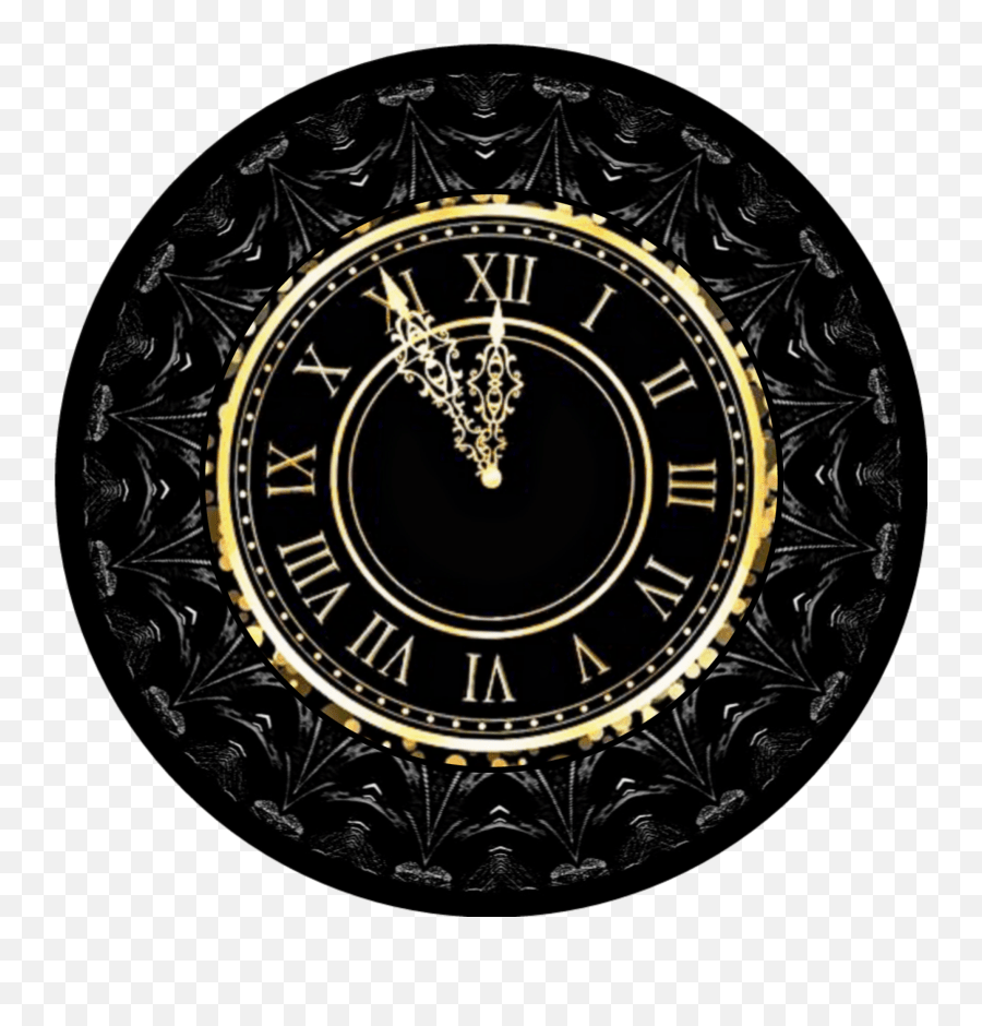 Clock Clocks Time Midnight Sticker By Donna Emoji,Clock Spaceship Clock