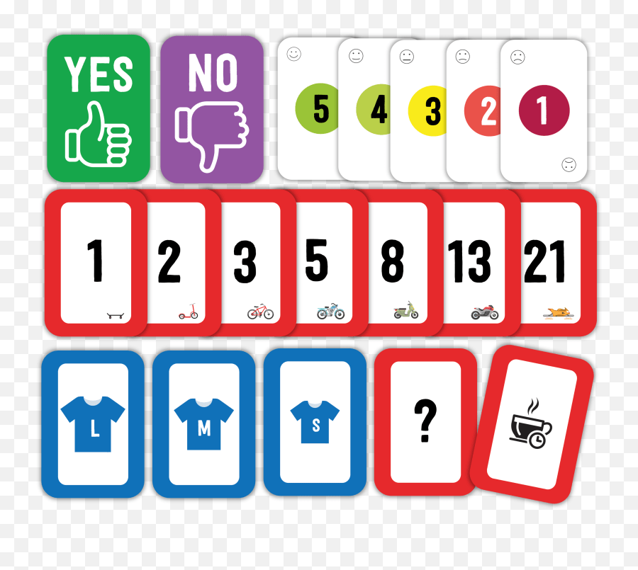 Estimation Poker And Agile Ritual Cards For Remote Working Emoji,Emoji Tarot Free Emoji PNG