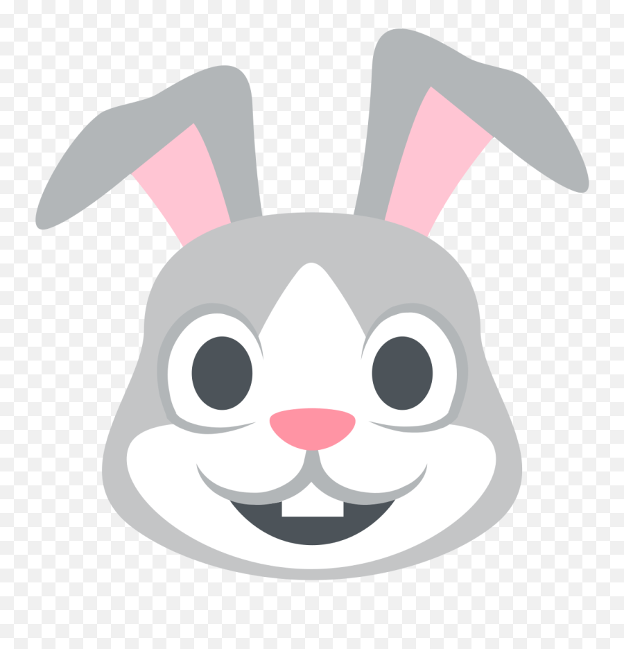 Rabbit Face Emoji High Definition Big Vector Rabbit Face,Animal Emoji