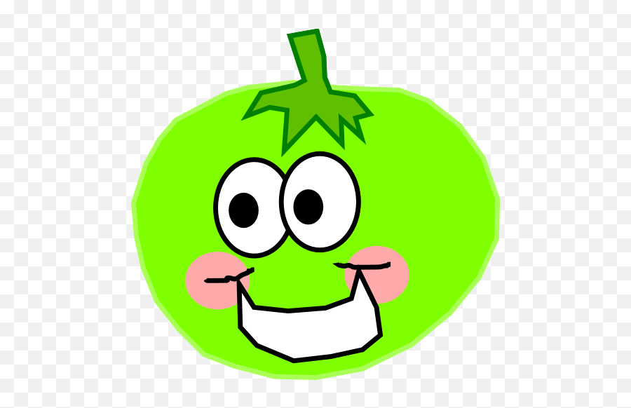 Download Tomato Green Green Tomato Cartoon Png Image With Emoji