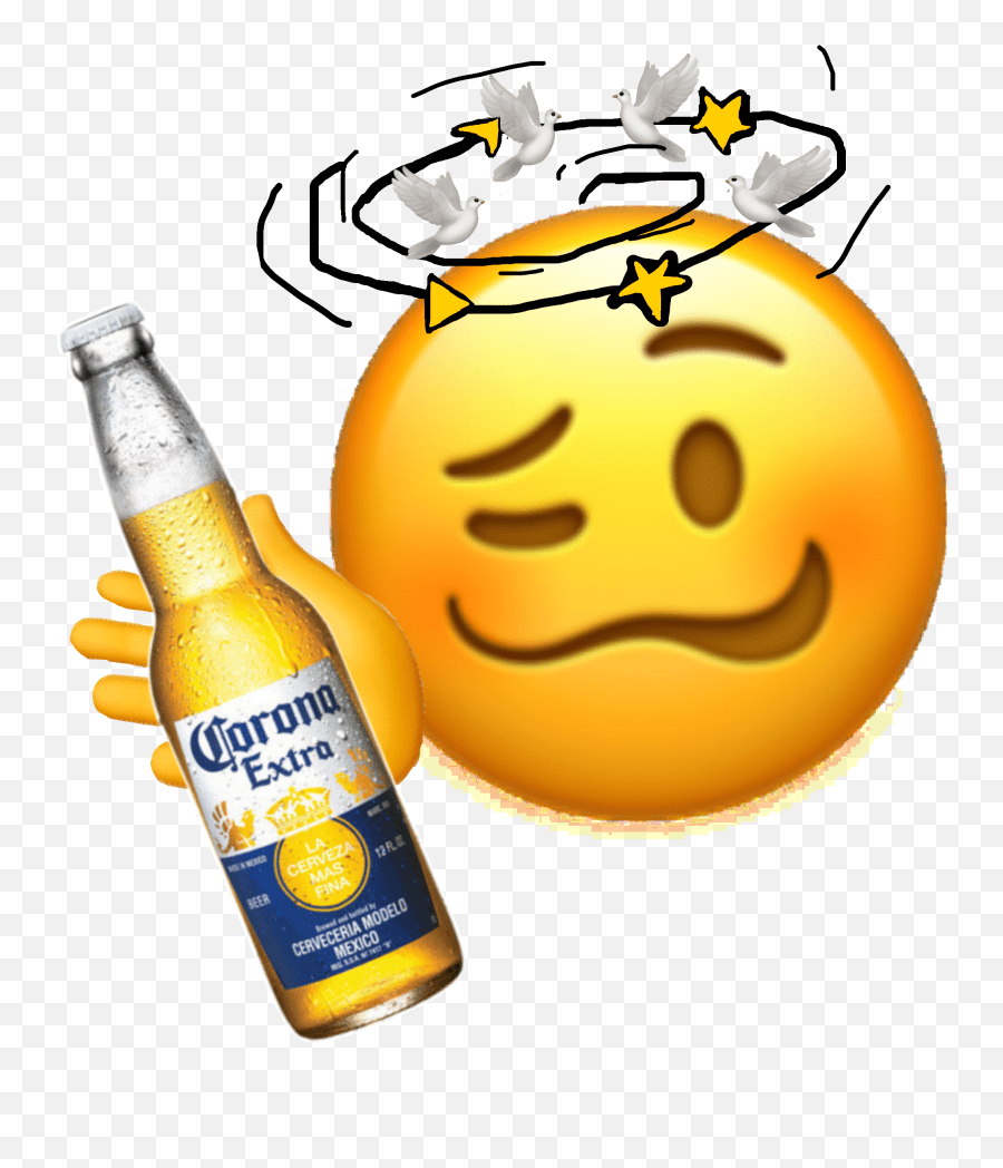 Coronabeer Emoji Lol Sticker Happy,Drinking Emoticons For Fb Free