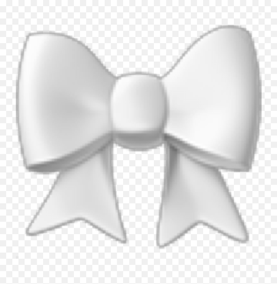 Bow White Emoji Iphone Iphoneemoji Sticker By Norak,Ribbon Emoji For