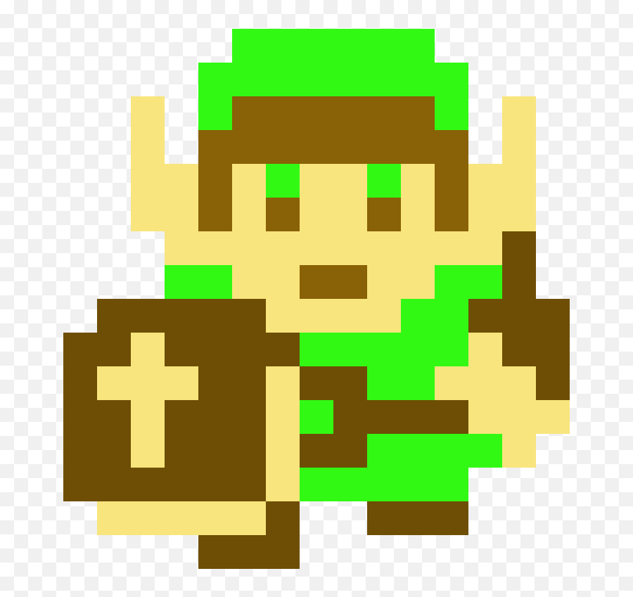 Pixilart Zelda 8 Bit Link Emoji,Legend Of Zelda Emoticons Facebook