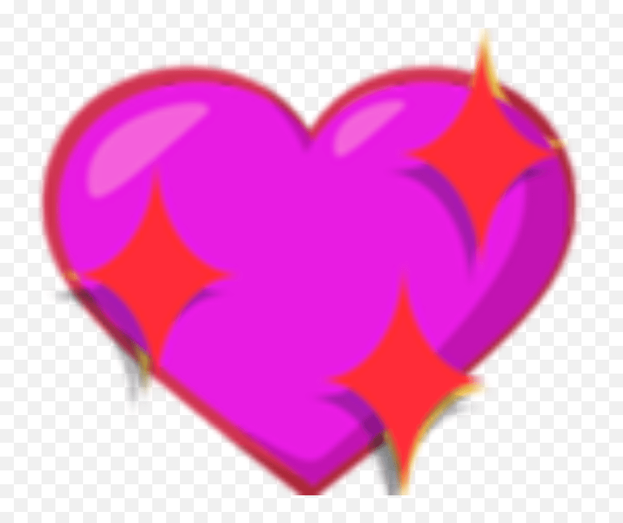 Sparkling Purpleheartemoji Emoji,Pink Heart Emoji Meaning Free