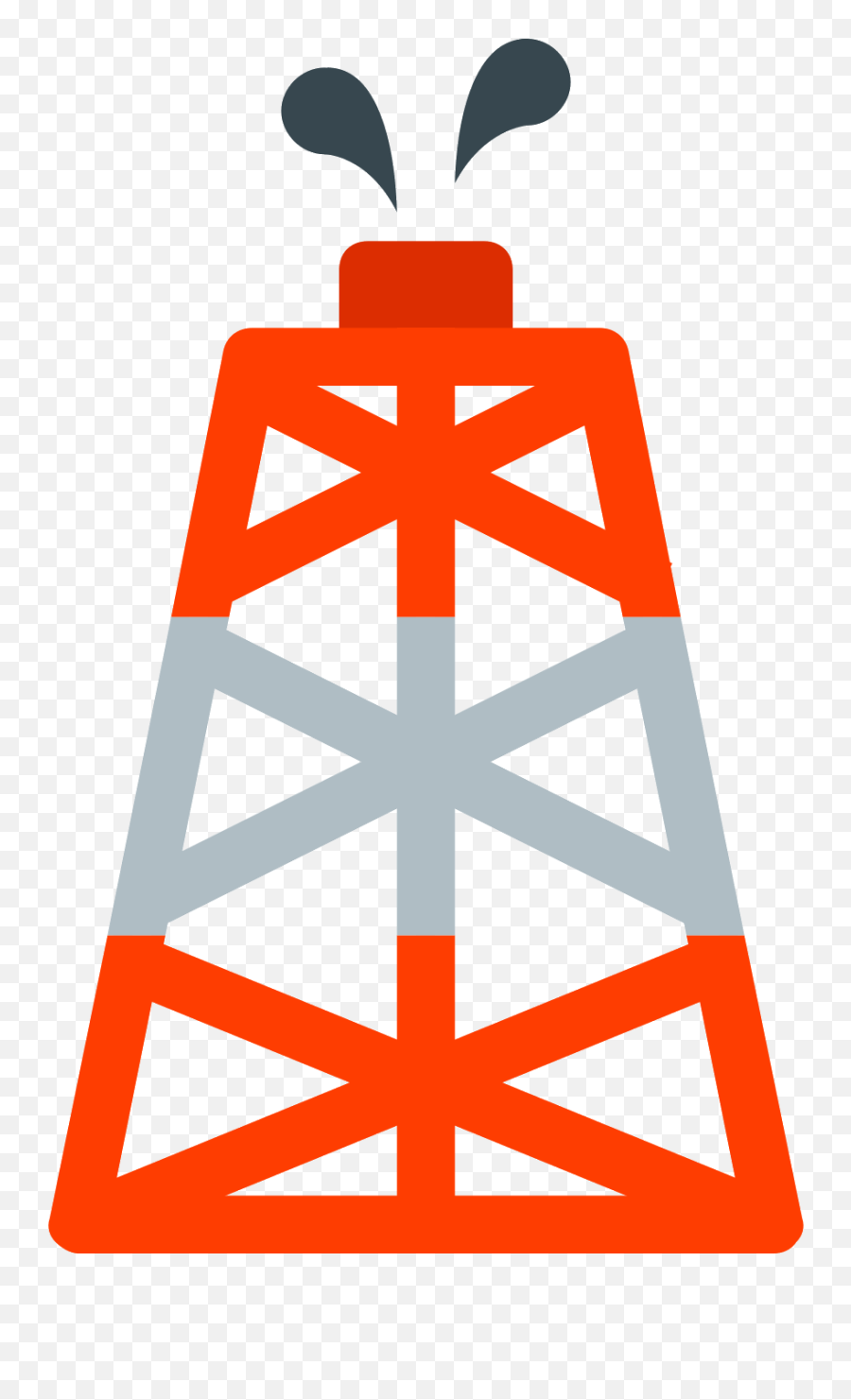 Oil Rig Icon Drilling Oil Well Icon Emoji,Tower Emoji Free Emoji