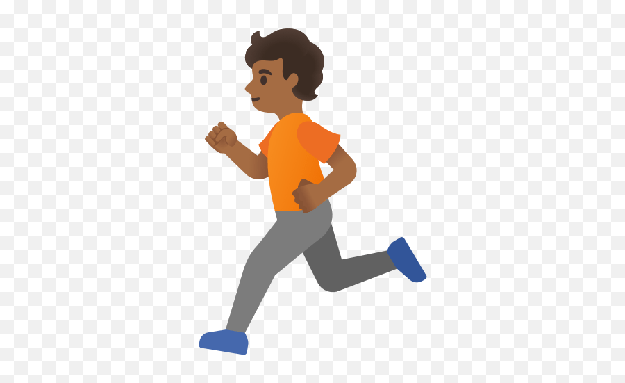 Person Running Medium Dark Skin Tone Black Man Running Emoji,Shook