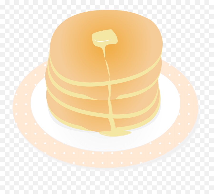 Pancakes On A Plate With Syrup Clipart Free Download Emoji,Pancake