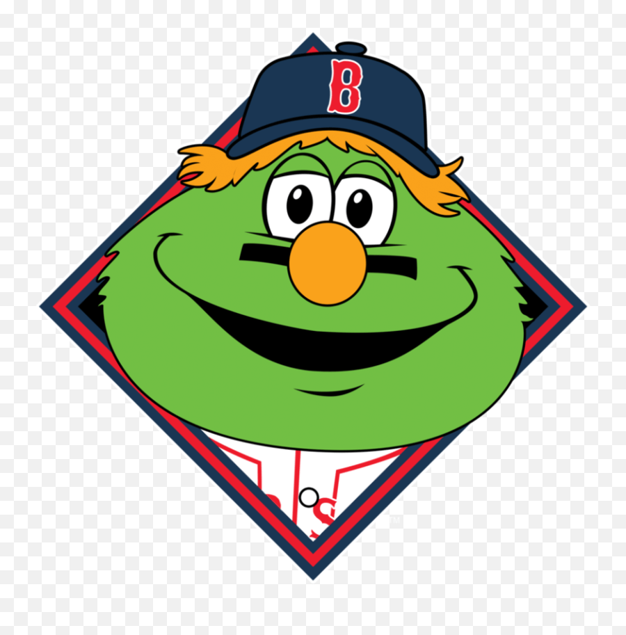 Green Monster Cartoon Boston Red Sox Wally Clipart Emoji,Emoji Morado