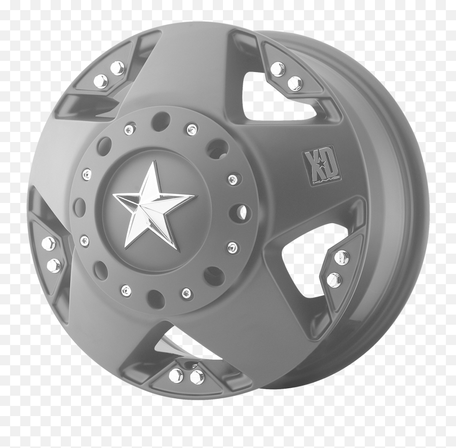 1 16 Inch 16x6 Kmc Wheels Xd775 Rockstar Black Rims For Sale Emoji