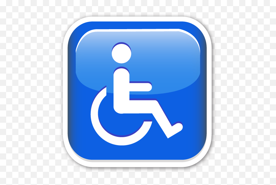 Wheelchair Symbol Handicapped Emoji Transparent Background,Wheelchair