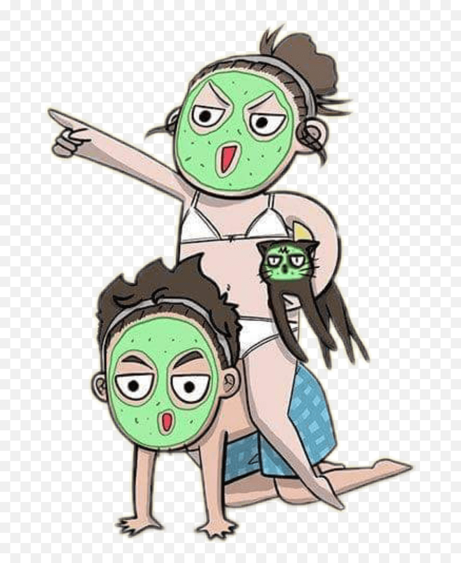 Weird Couple Relationship Sticker By Katrina S toon Murrz Emoji