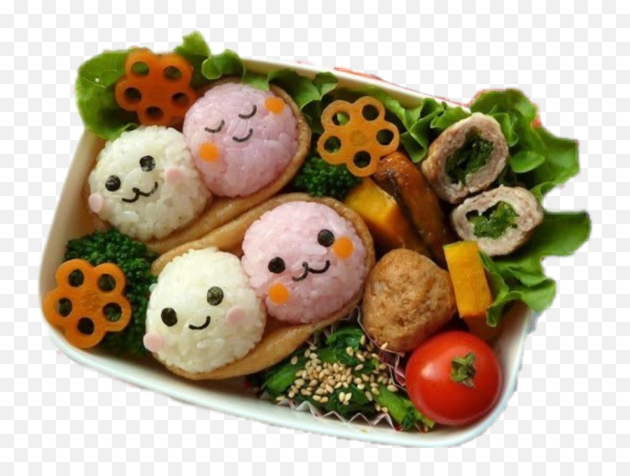 Lunch Box Sticker Challenge On Picsart Bento Emoji,Bento Box Emoji