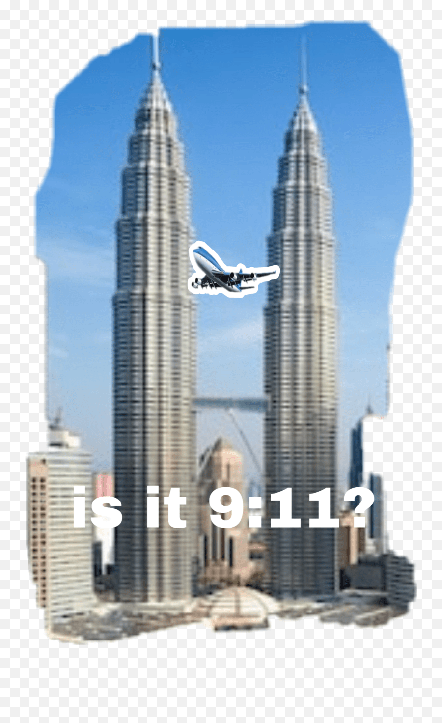 Twin Towers Sticker By Someoneyounow11 Petronas Twin Towers Emoji