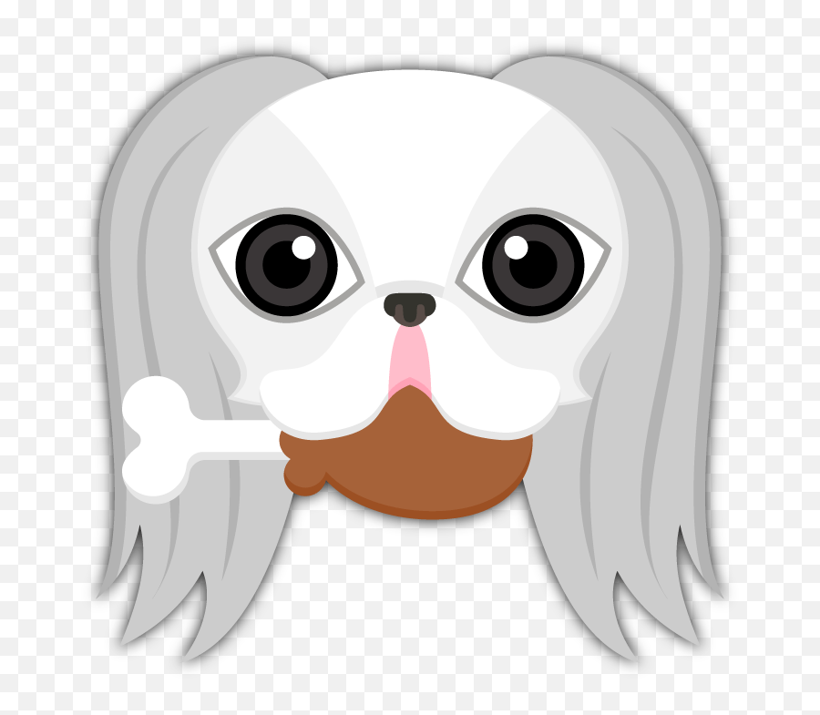 Japanese Chin Emoji Stickers Are You A Japanese Chin Puppy Happy,Corn