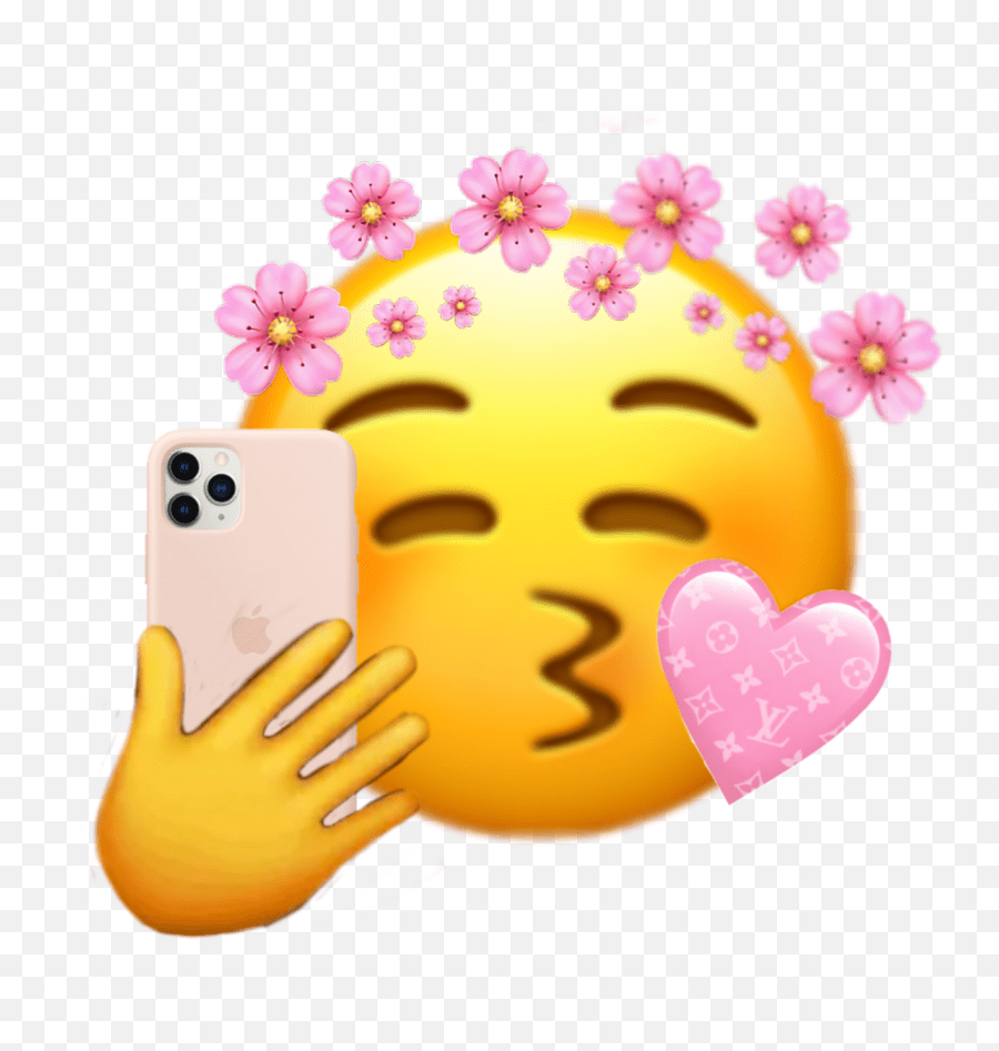 Iphone11promax Iphone Kiss Sticker By Benedettanappo Happy Emoji