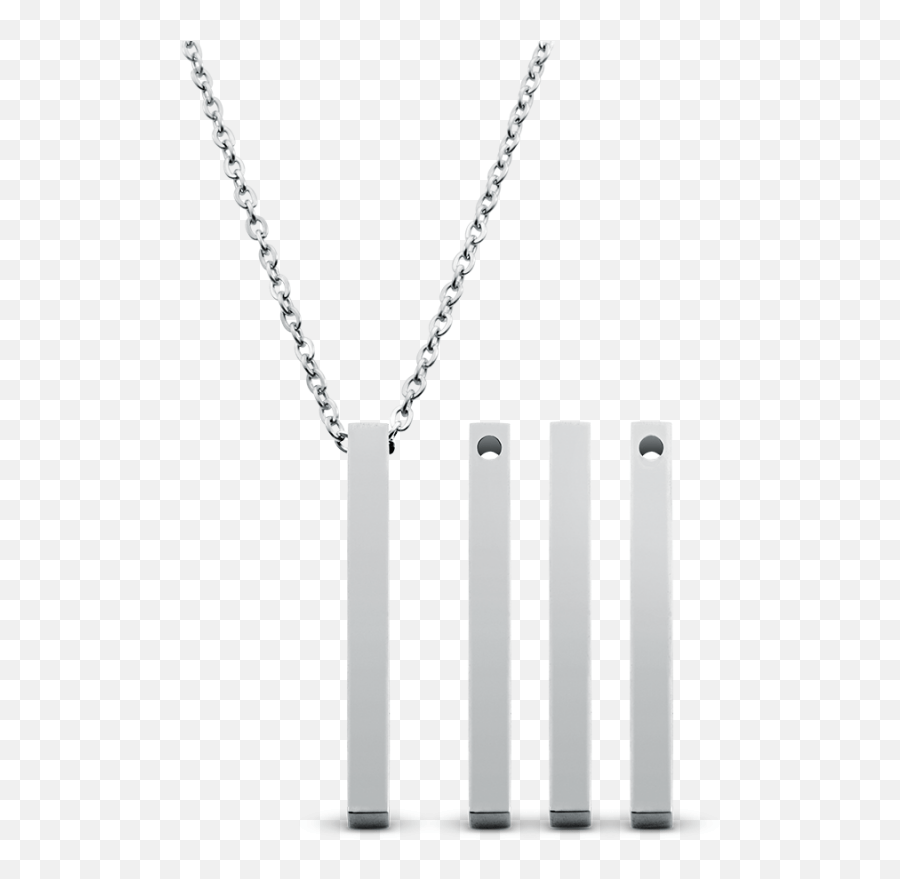 Silver 3d Bar Necklace Necklace Emoji,Cute Best Frieds Emojis