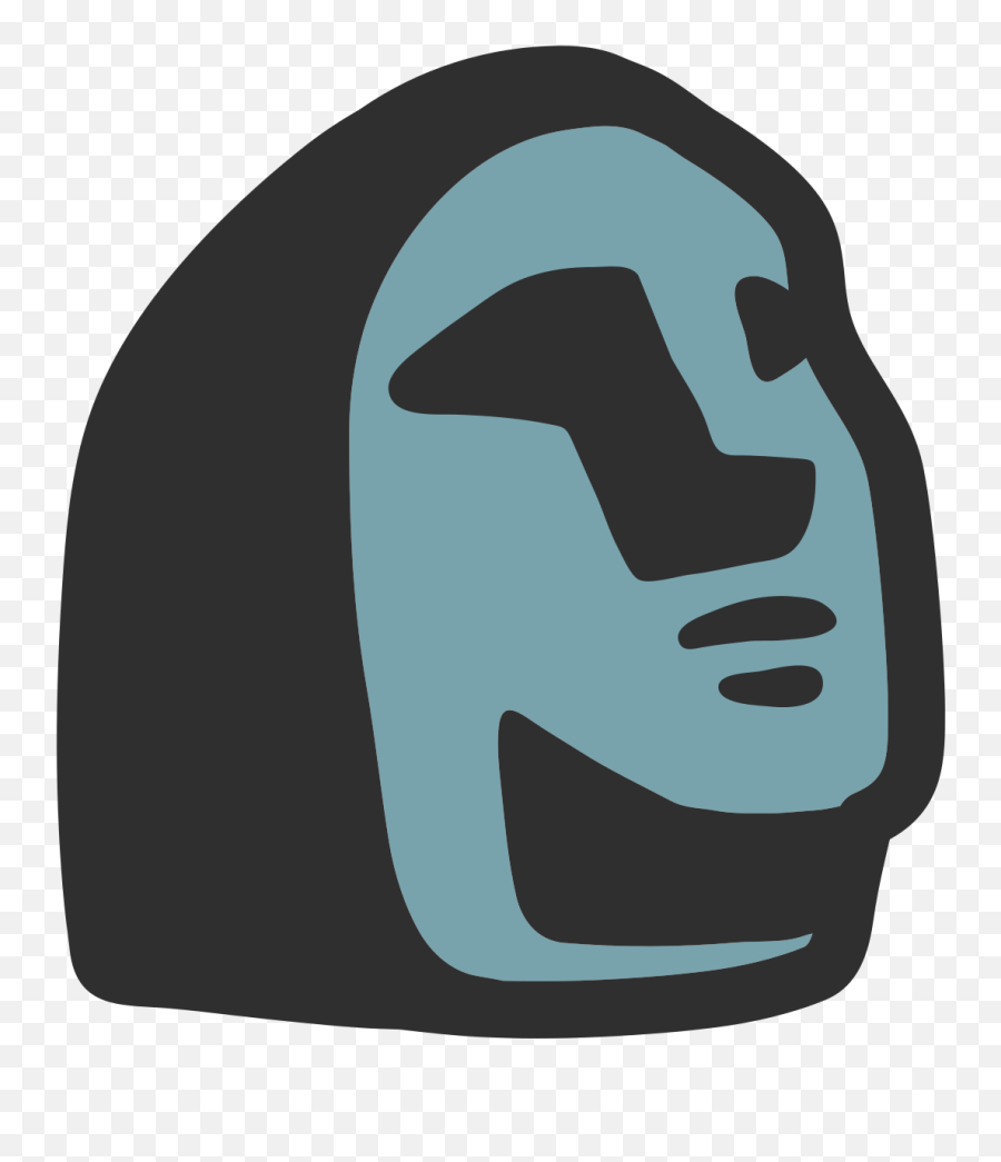 Moai Emoji Clipart Free Download Transparent Png Creazilla Android