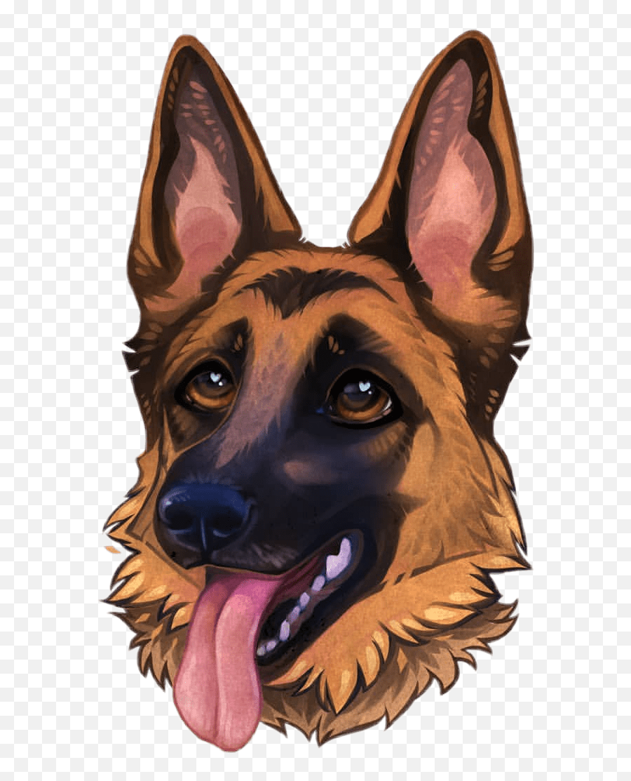 Shepherd Germanshepherdpuppy Sticker By Lupithavn14 Old German Shepherd Dog Emoji,Shepherd