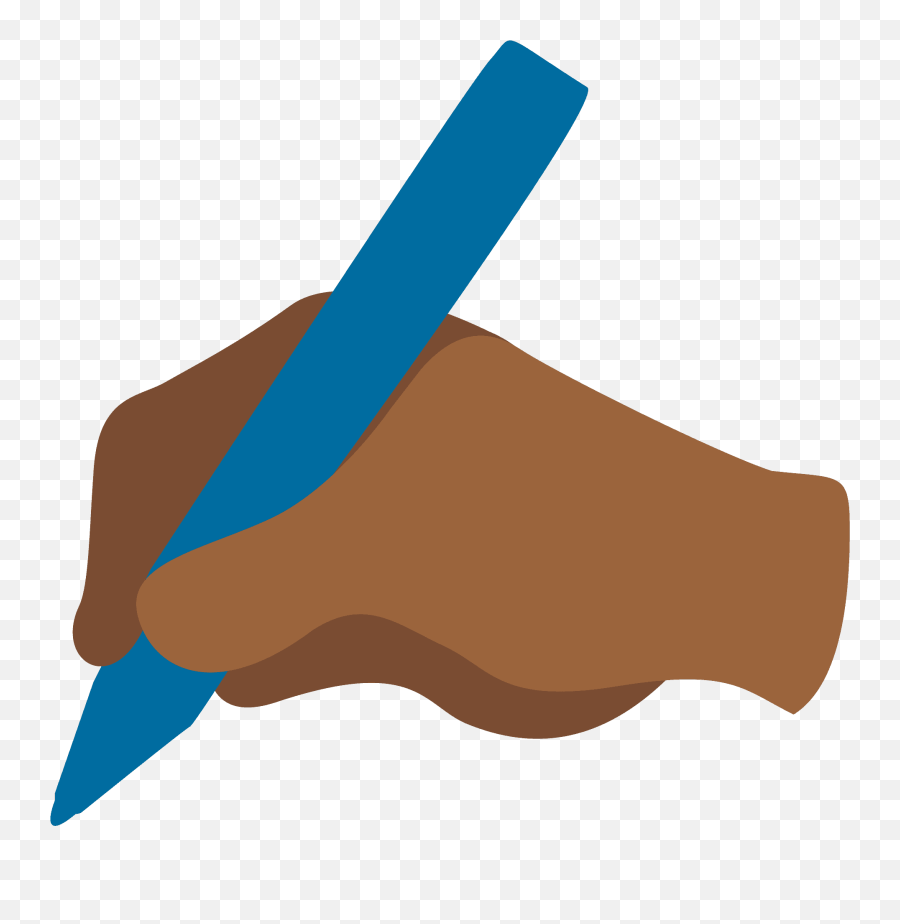 Writing Hand Emoji Clipart Emoji Escritor,Hand Emojis Brown Free Emoji PNG Images
