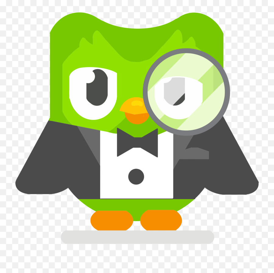 Duo Duolingo Fancy Sticker Dot Emoji,Duolingo Emoji Free Emoji PNG