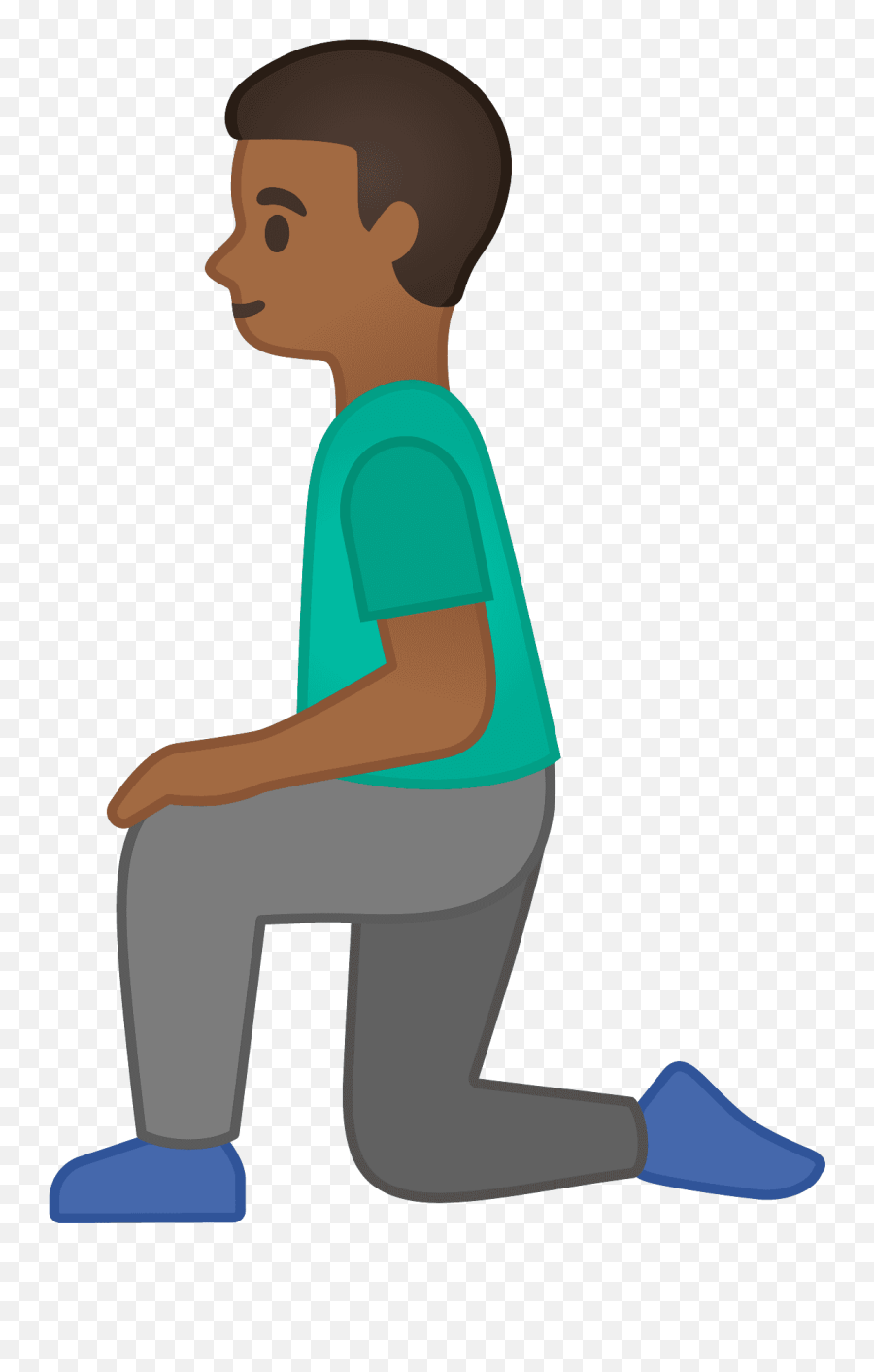 Man Kneeling Emoji Clipart Free Download Transparent Png Boy Kneeling