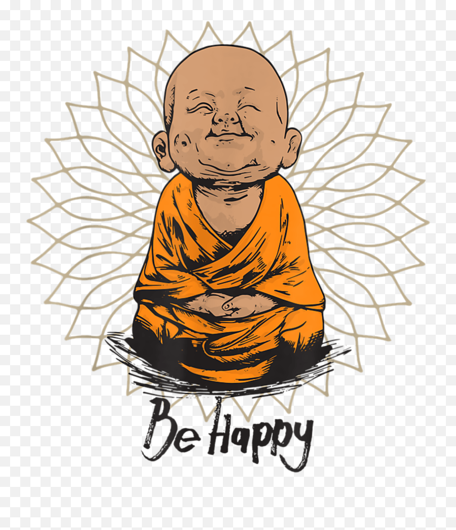 Be Happy Zen Little Buddha In 2021 Good Vibes Art Good Emoji,Zen