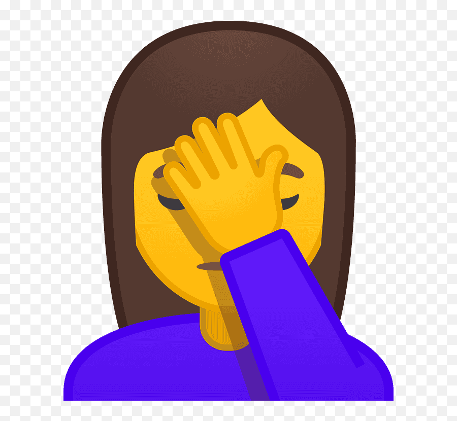 Woman Facepalming Emoji Mujer Con Mano En La Frente Dibujo,Facepalm