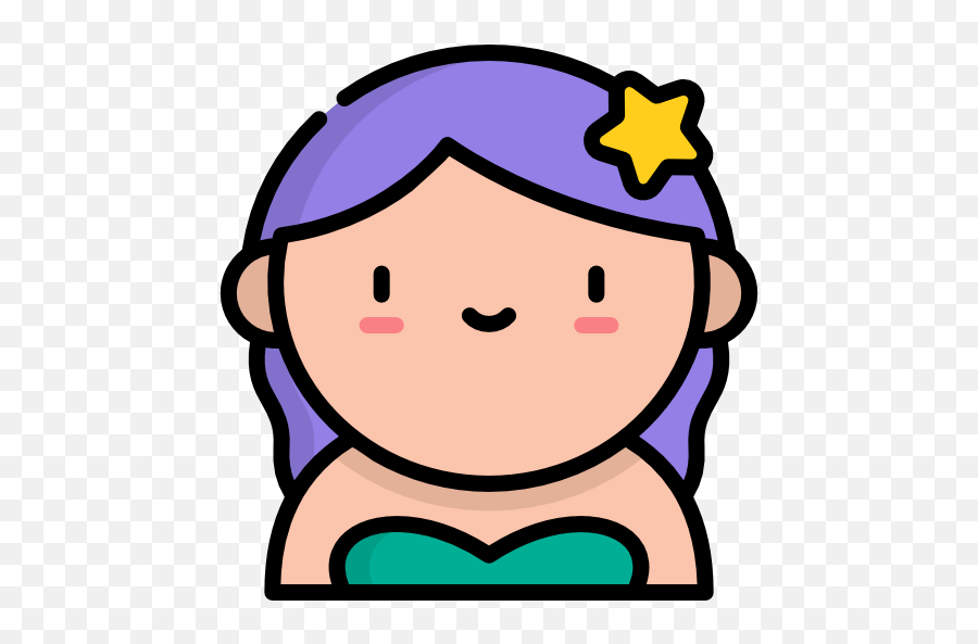 Mermaid Girly Emoji,Facebook Mermaid Emoji Free Emoji PNG Images
